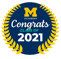 Dearborn Sticker by University of Michigan-Dearborn