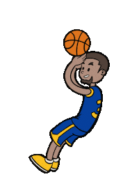 Slam Dunk Warriors Sticker