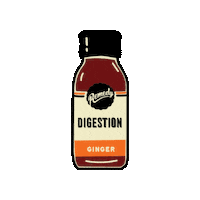 Ginger Digestion Sticker by Remedy Drinks