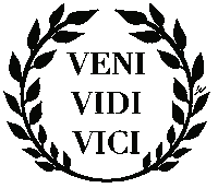 Veni Vidi Vici Pizza Sticker by TEAM THE VINYLINO