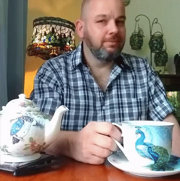 tea sipping GIF