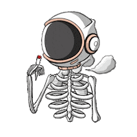 Halloween Smoking Sticker by Solver