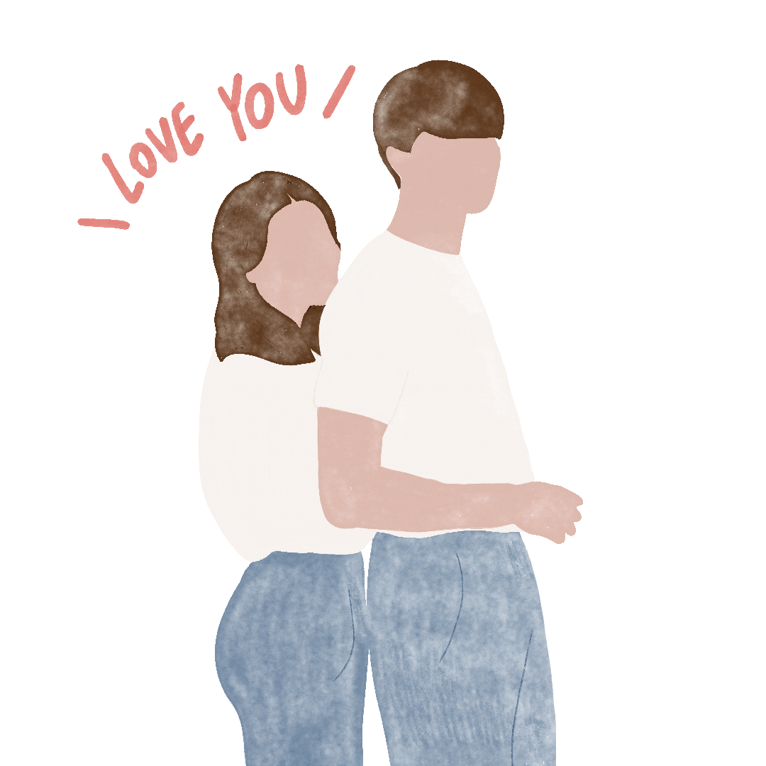 Boy And Girl Love Sticker
