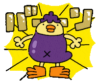 Bird Chicken Sticker by ぴょろりんちょ（ひよこ人間ぴよ）