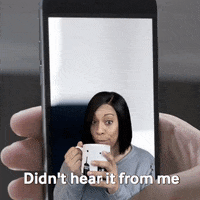 ComedianHollyLogan drama tea phone iphone GIF