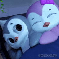 Penguclips adorable pengu penguins close GIF