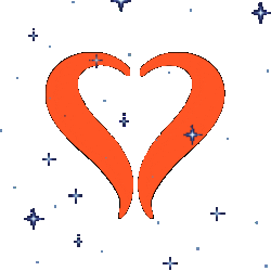 Orangeheart Rotatingheart Sticker by Jacob's Pillow Dance Festival