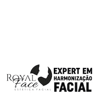 royalfaceoficial botox preenchimento harmonização facial fios de sustentacao Sticker