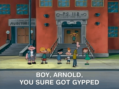 hey arnold nicksplat GIF