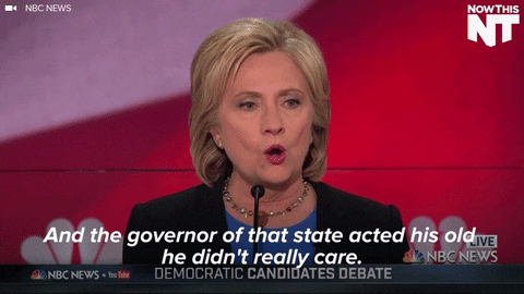 hillary clinton flint GIF by NowThis 
