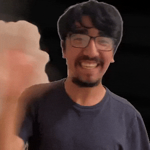 Enthusiastic hello