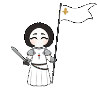 Joan Of Arc Christian Sticker