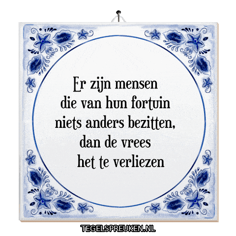 Humor Spanning Sticker by Tegelspreuken.nl