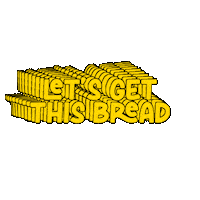 Letsgetthisbread Sticker by Bubblegumclub