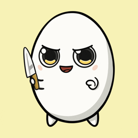 Egg Scheming GIF