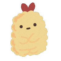 Doodle Shrimp Sticker