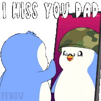 I Miss You Penguin Sticker by Pudgy Penguins