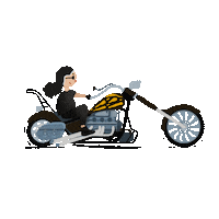 Ride Motorcycle Sticker