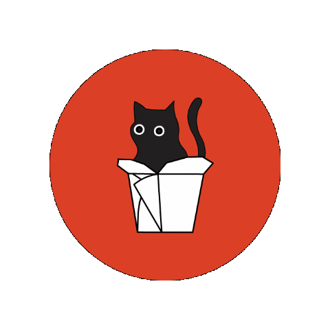 catniptakeout cats kitty kittens playful Sticker