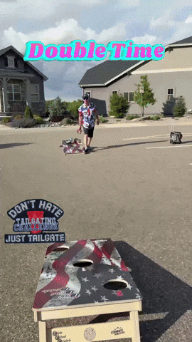 Trick Shot Cornhole GIF by Tailgating Challenge