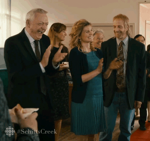 Schitts Creek Applause GIF by CBC