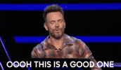 Happy Joel Mchale GIF by ABC Network
