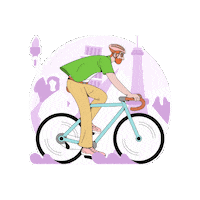 roundel bicycle 여행 jeju 제주 Sticker