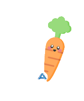 Easter Carrot Sticker by Snikpic