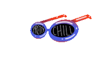 Chill Sunglasses Sticker