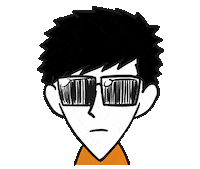 Sunglasses Flash Sticker