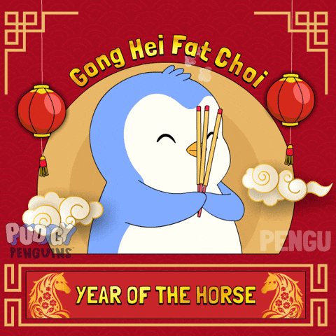 恭喜发财 Chinese New Year GIF by Pudgy Penguins