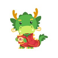 Chinese New Year Dog Sticker by riverhongbao