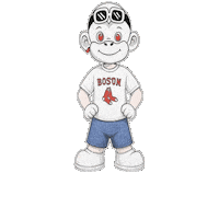 Red Sox B Sticker by Zhot