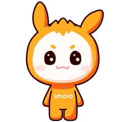 imooindonesia rabbit halo semangat pagi Sticker