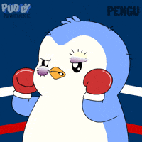 Stay Strong Never Give Up GIF by Pudgy Penguins