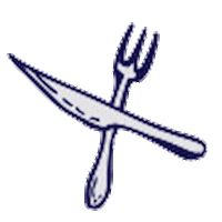 Fooks horeca cutlery bestek fooks Sticker