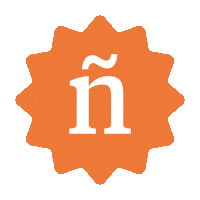 Spanish Orange Sticker