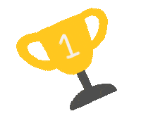 Number 1 Win Sticker by Emily Redfearn