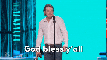 God bless y'all!