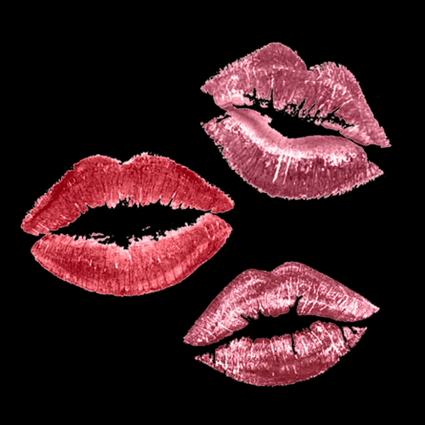 NudebyNature kiss beauty red makeup GIF