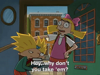 hey arnold nicksplat GIF