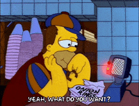 Drive Through Season 3 GIF by The Simpsons