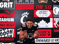 Football GIF by Cincinnati Bearcats