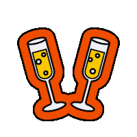 Happy Hour Drinking Sticker by Batch