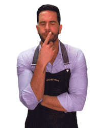 univisionentretenimiento thinking idk chef idea Sticker