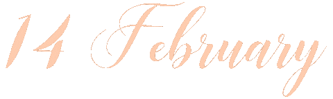 14 February Sticker