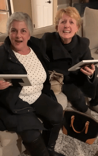 Italian Nonnas Scream With Excitement