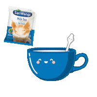 Cup Tea Sticker by Unilever Indonesia