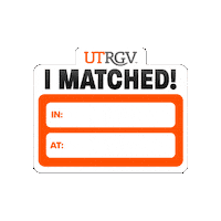 Matchday Sticker by The University of Texas Rio Grande Valley