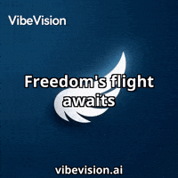 Freedom Awaits GIF by VibeVision